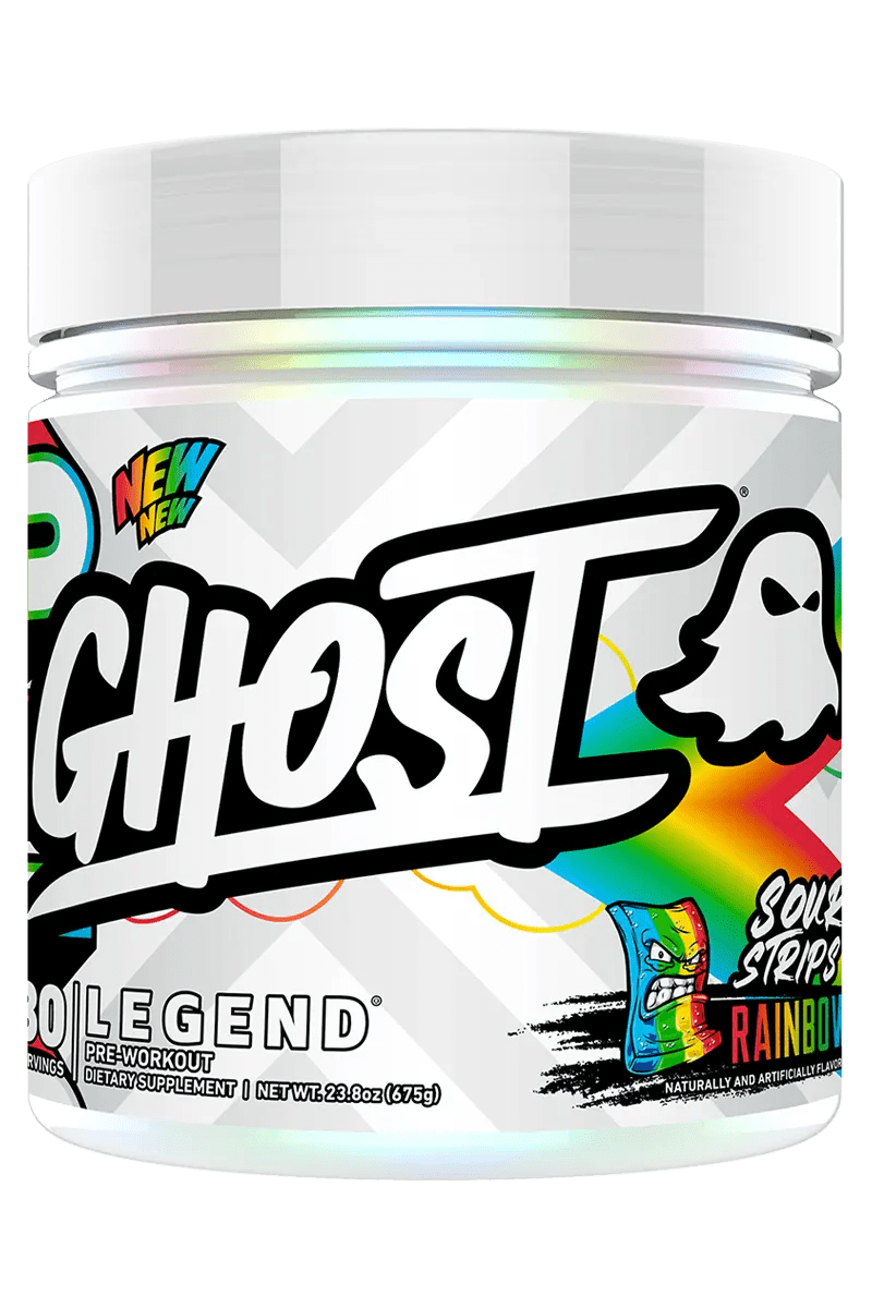 Ghost Legend Pre-Workout V4 - 630g/645g/660g/675g – Sour Strips Rainbow Ghost Legend Pre-Workout V4 - 630g/645g/660g/675g – Sour Strips Rainbow