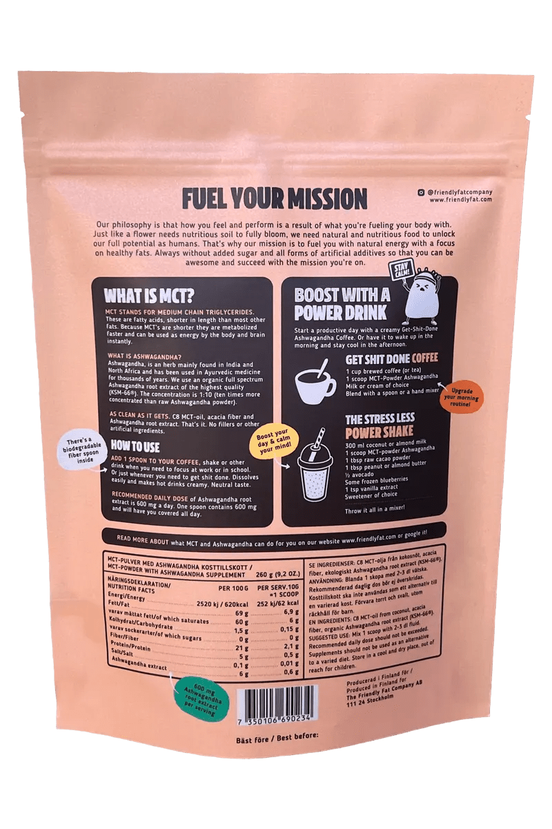 MCT-Powder Ashwagandha - 260g MCT-Powder Ashwagandha - 260g