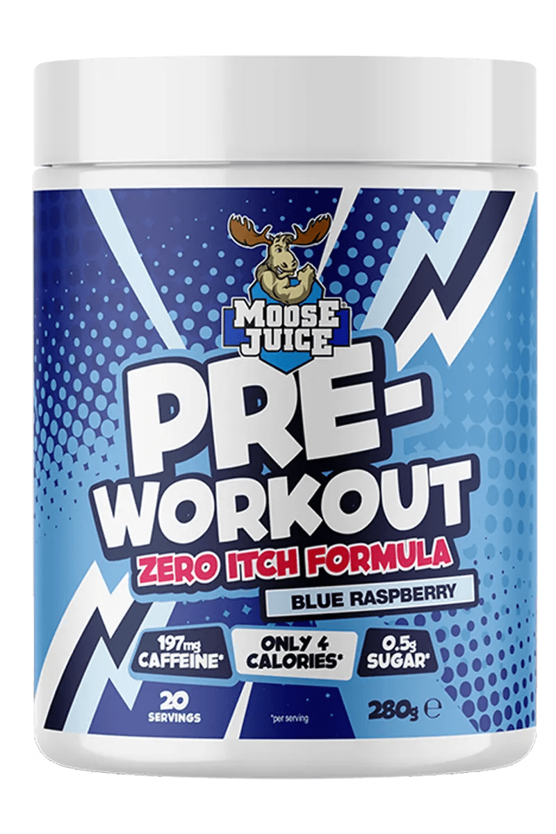Pre-Workout Zero Itch Formula - 280g – Blue Raspberry Pre-Workout Zero Itch Formula - 280g – Blue Raspberry