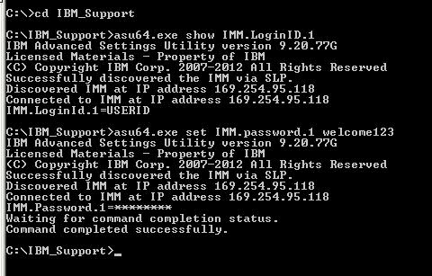IBM-IMM-Password-reset