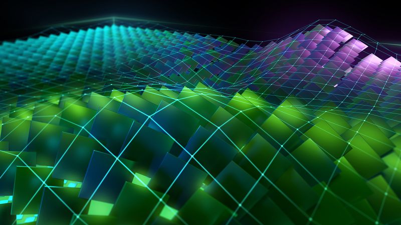 Nvidia Cloud Gpu - Creative Gradient Illustration - 8K