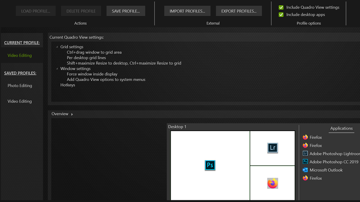 Quadro view desktop management software