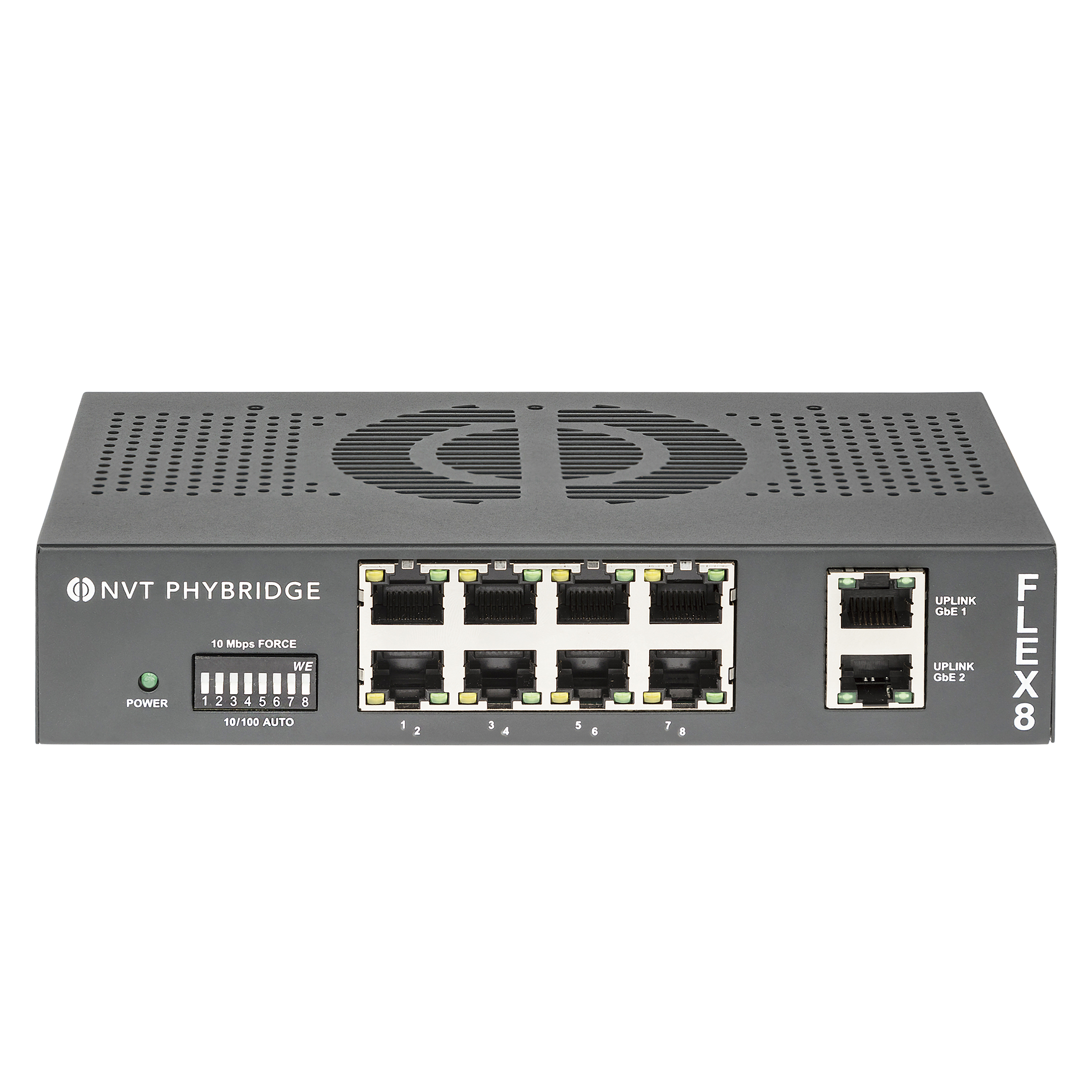 FLEX8 Unmanaged Switch | 8 Port PoE Switch | NV-FLX-08