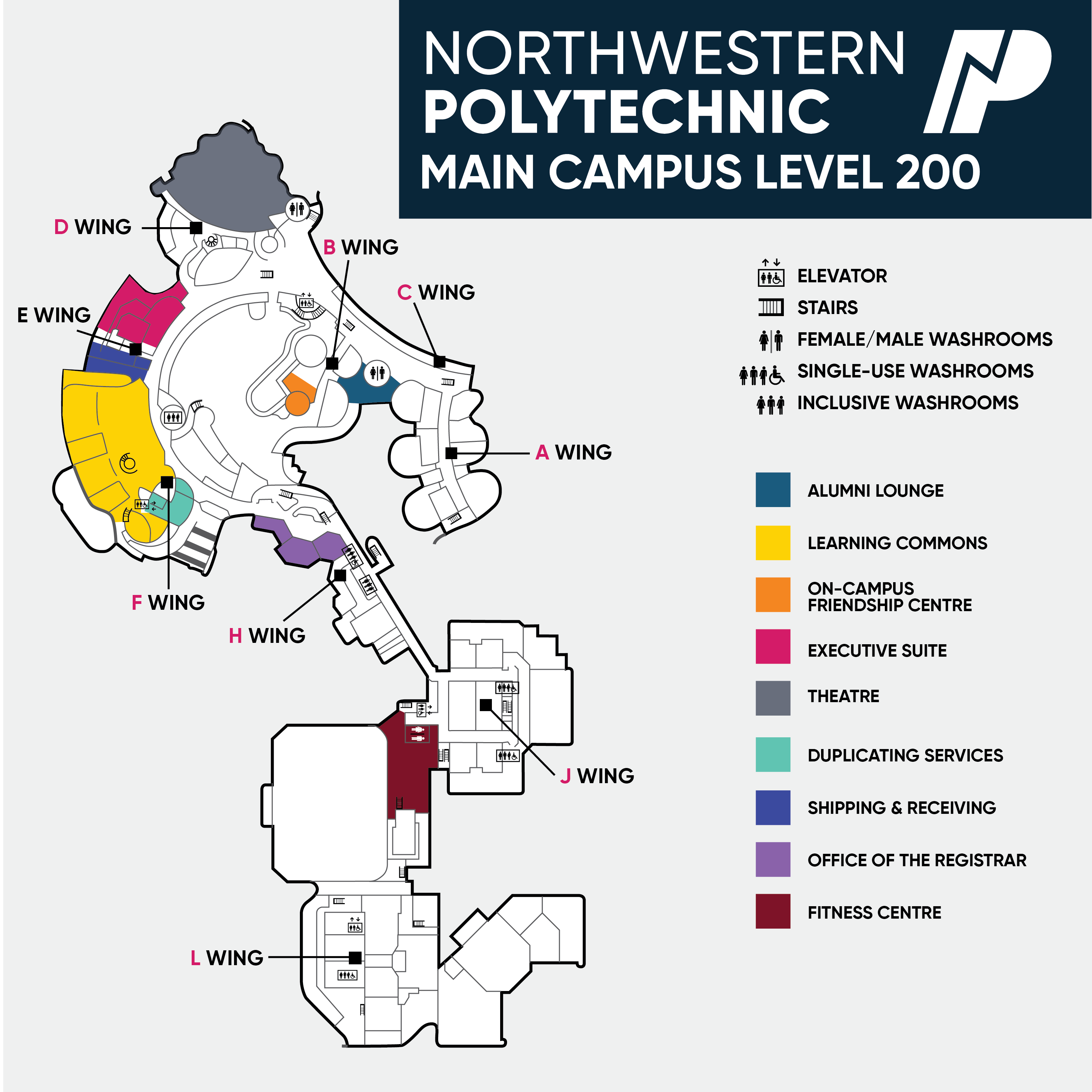 Campus Maps Polytechnic Gp Campus Map Level 2 