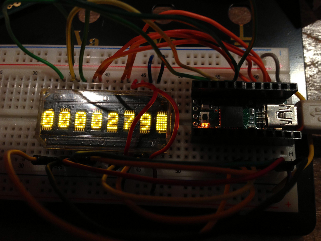 Alphanumeric Led Breadboard Test Nyc Resistor