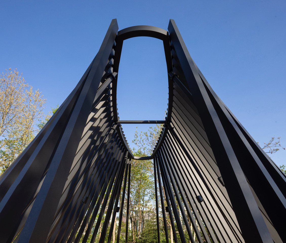 Torkwase Dyson, "Akua," 2025. (Nicholas Knight/Courtesy Public Art Fund, NY)