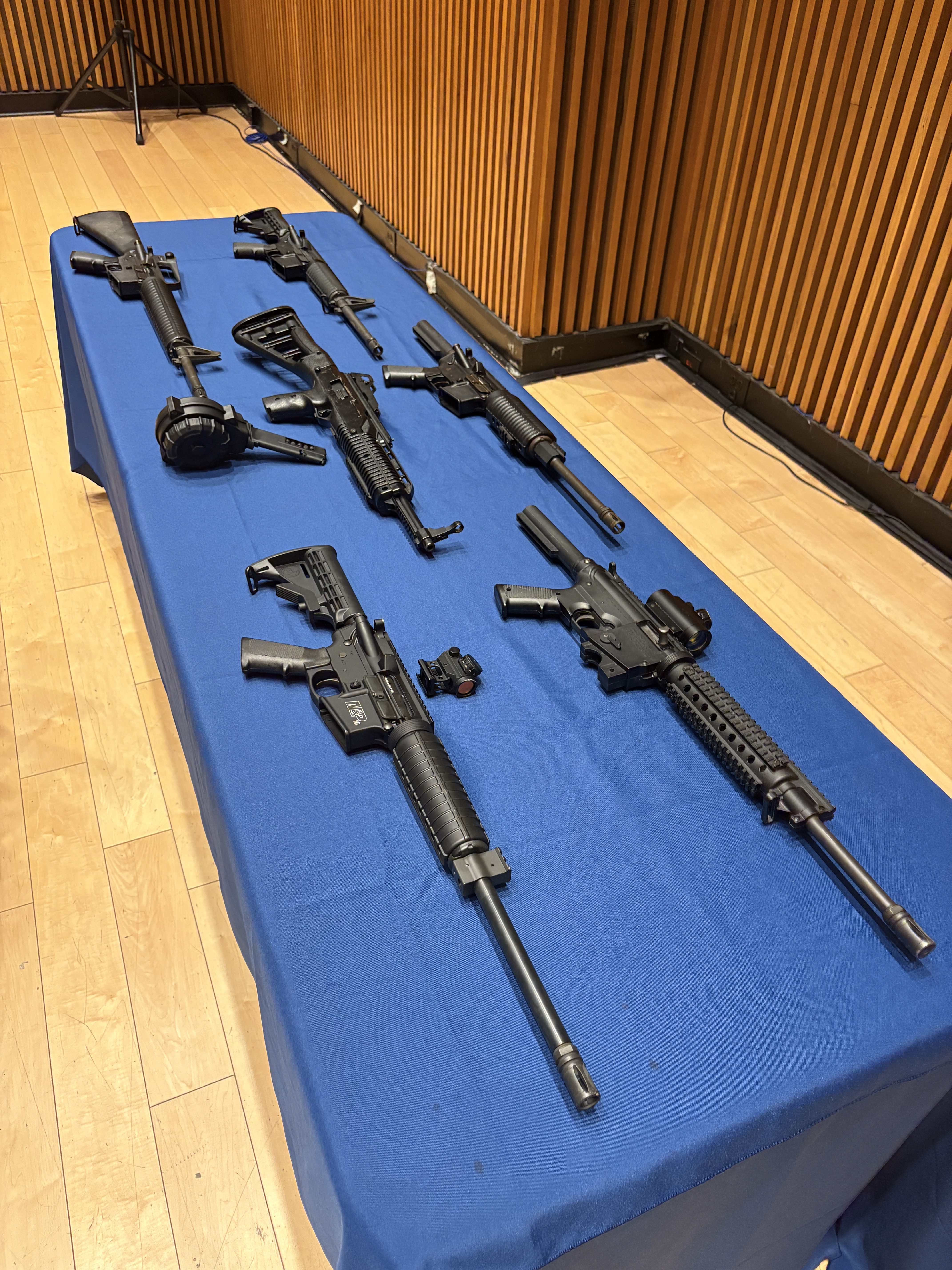 NYPD arrests members of Bloods and Crips for collaborating in gun and drug sales in Brooklyn.