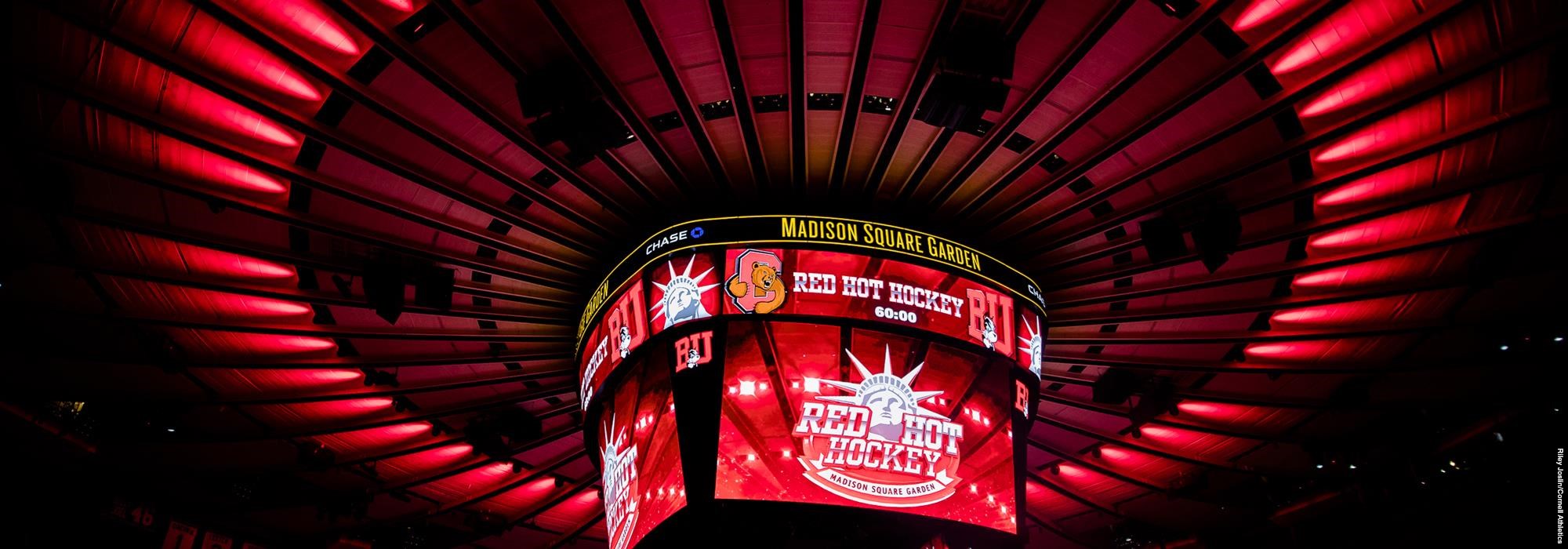 Cornell & BU To Play at MSG NY Hockey Online