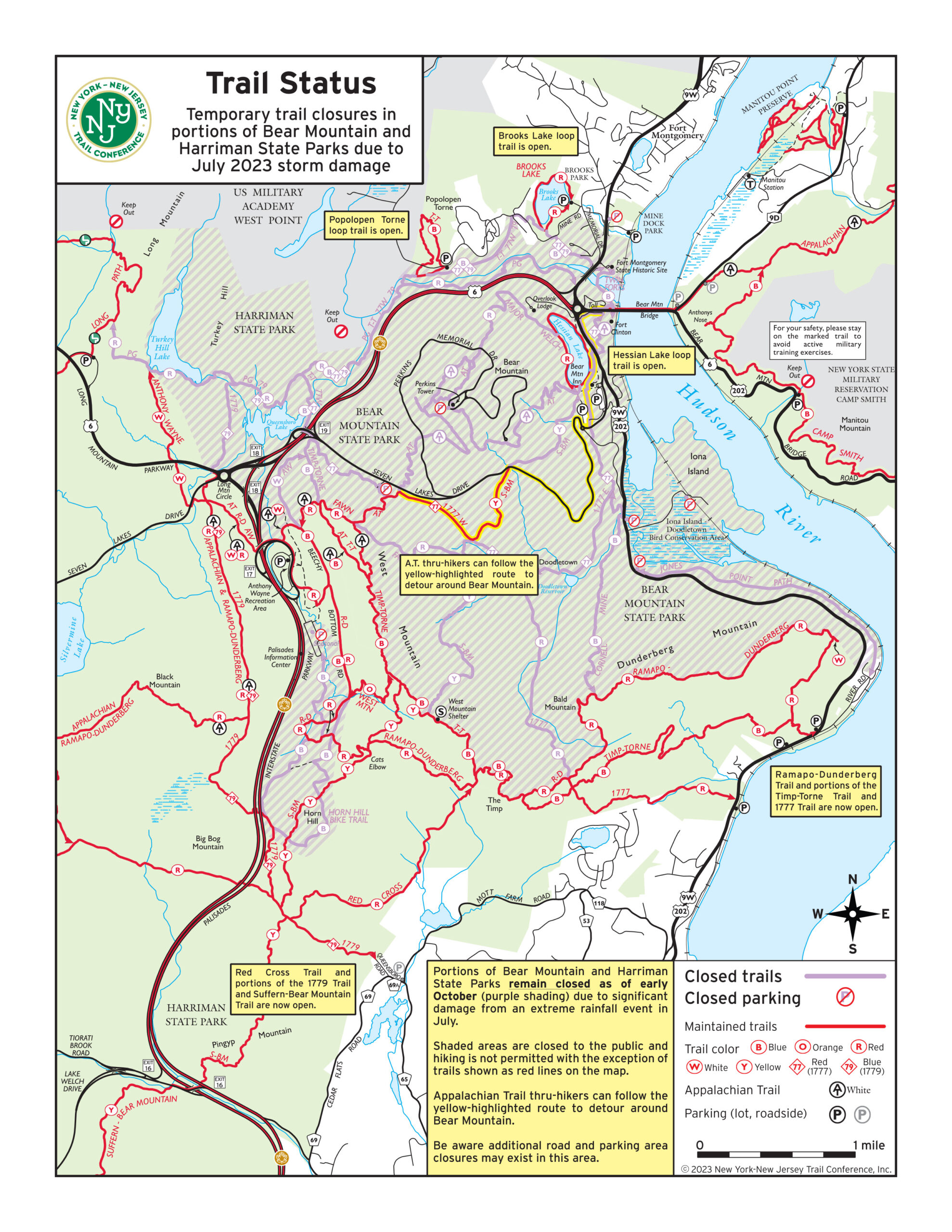 Trail Closure Updates Bear Mountain And Harriman State Parks New Image Scaled 