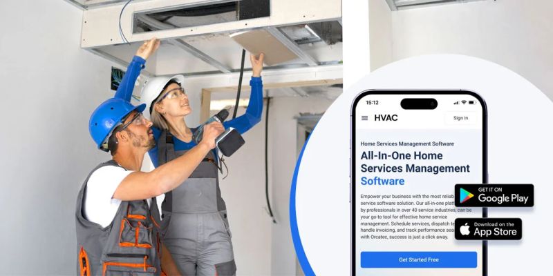 Hvac Dispatch Software Mobile App Hvac Business Solutions - Premium Ocean Illustration - Ultra HD