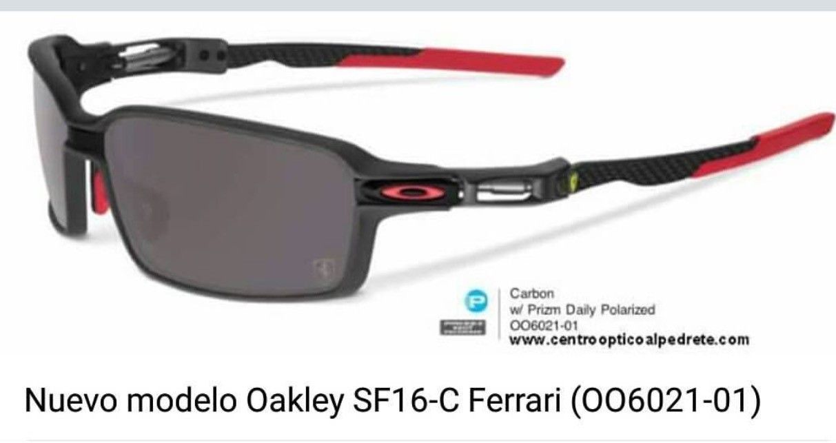Ferrari Edition Ferrari Carbon Or Oakley Carbon Prime
