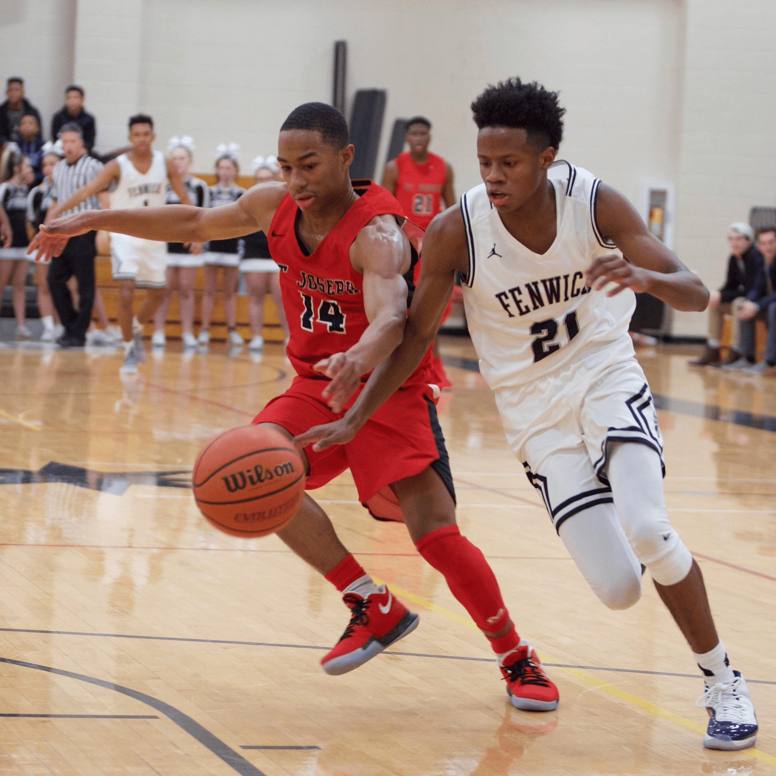 Fenwick sophomore DJ Steward, one of the premier players in the state, will need to play at a high level if the Friars hope to win the stacked Riverside-Brookfield Sectional in the upcoming Class 4A state playoffs. (Photo by Ian McLeod)