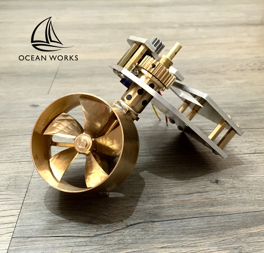 Full Metal Z-Peller Azimuth Thruster (Z-Drive) Propulsion Combo