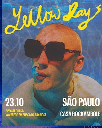 Yellow Days anuncia Walfredo em Busca da Simbiose para show de abertura em São Paulo – 23 de Outubro