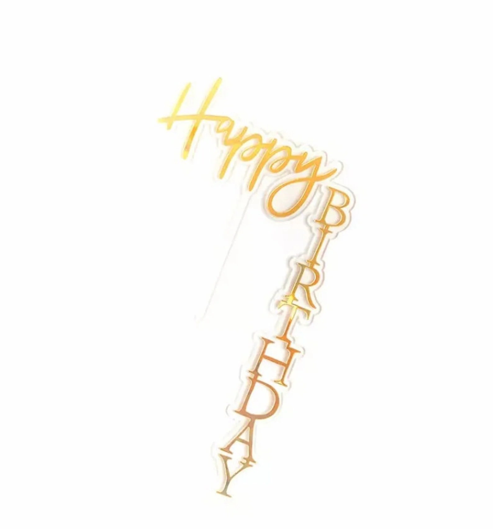 Floating Cake Topper Off Canvas Designs