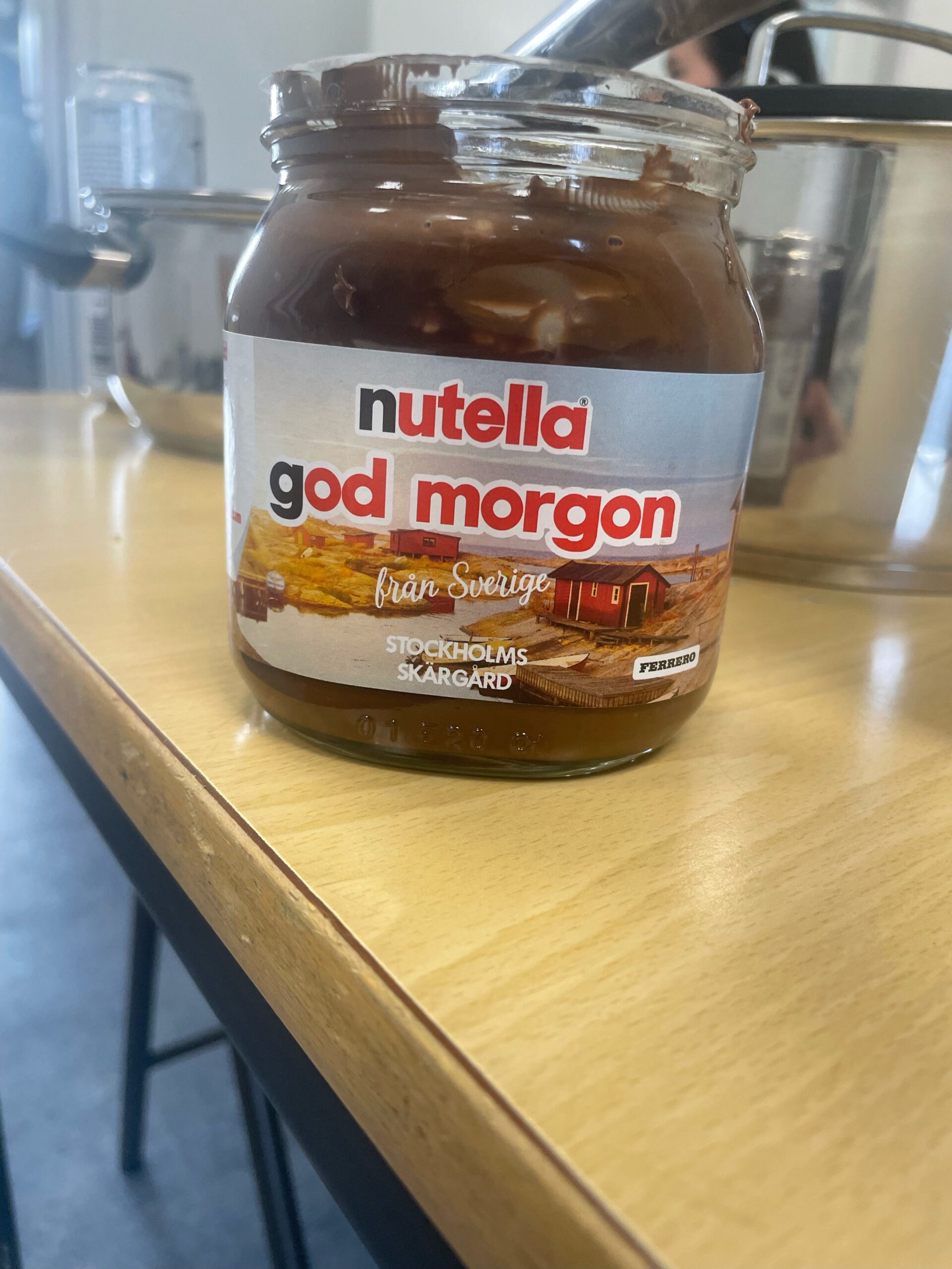 En svensk Nutellaburk på Grönland