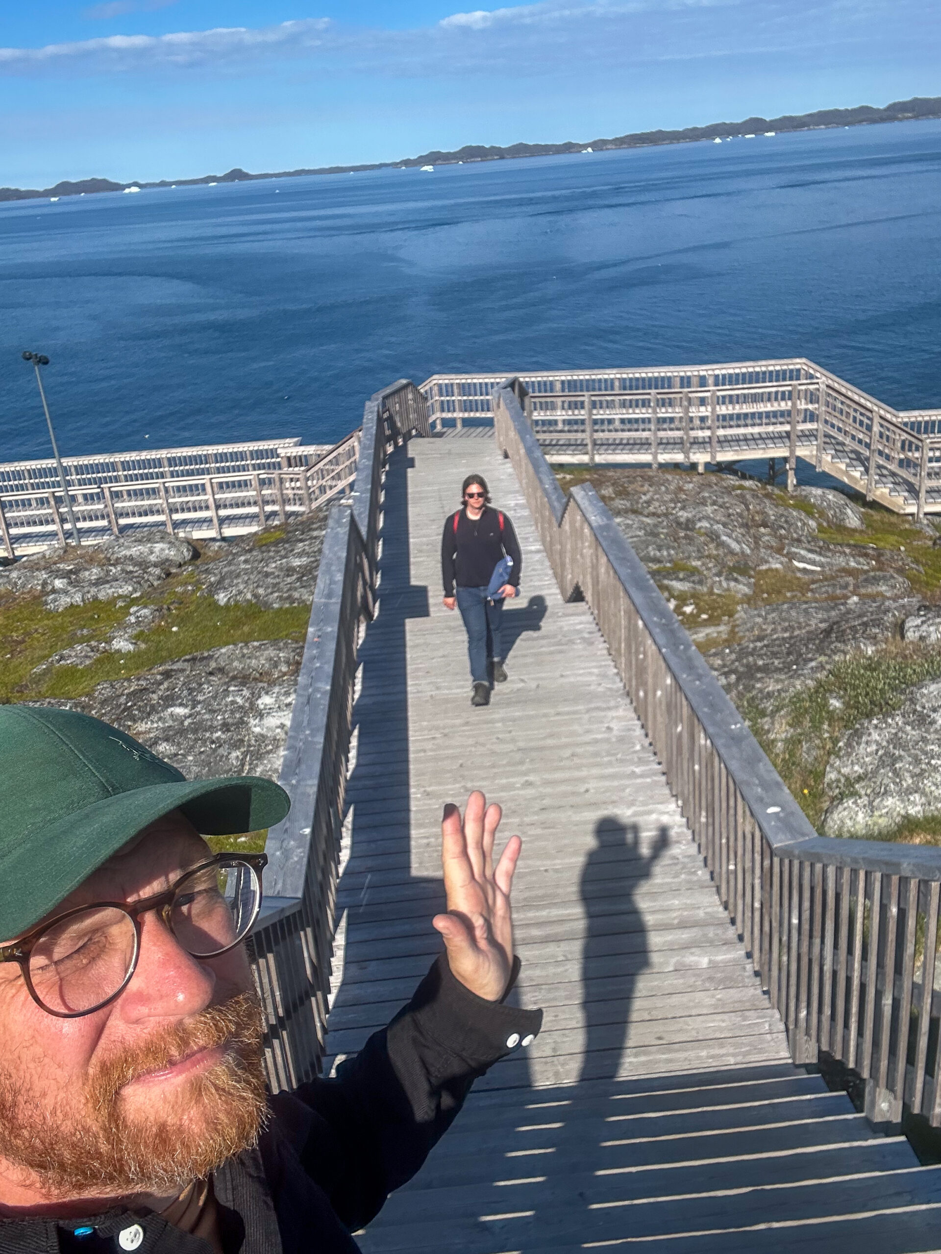 Offsides Jonatan Häggström Wedding och Daniel Nilsson på reportageresa i Nuuk på Grönland