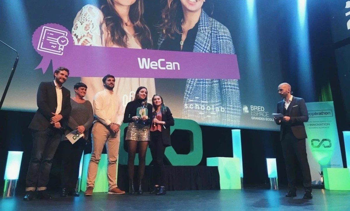 Le Prix Jeune entrepreneur OFQJ - Coopérathon 2019 remis à Wecan !