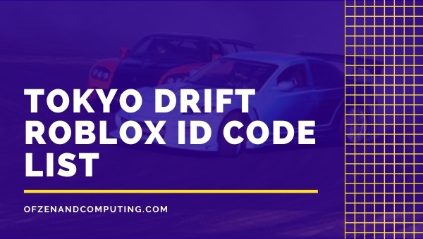 Tokyo Drift Roblox ID Code 2026 Song Music ID Codes Tokyo Drift Roblox ID Code List 2021 