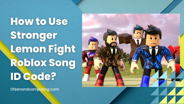Stronger Lemon Fight Roblox ID Codes 2026 Song Music IDs How To Use Stronger Lemon Fight Roblox Song ID Code 