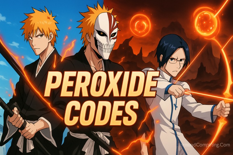 Roblox Peroxide Codes March 2026 30 NEWEST Active Codes Roblox Peroxide Codes Active 