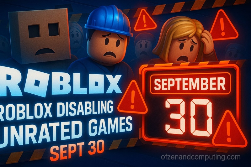 Breaking Roblox Disabling Unrated Games September 30 2026 Roblox Disabling Unrated Games 