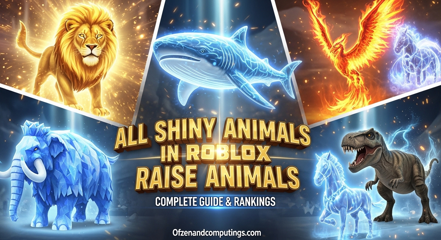 All Shiny Animals Roblox Raise Animals March 2026 Complete Guide All Shiny Animals Roblox Raise Animals 