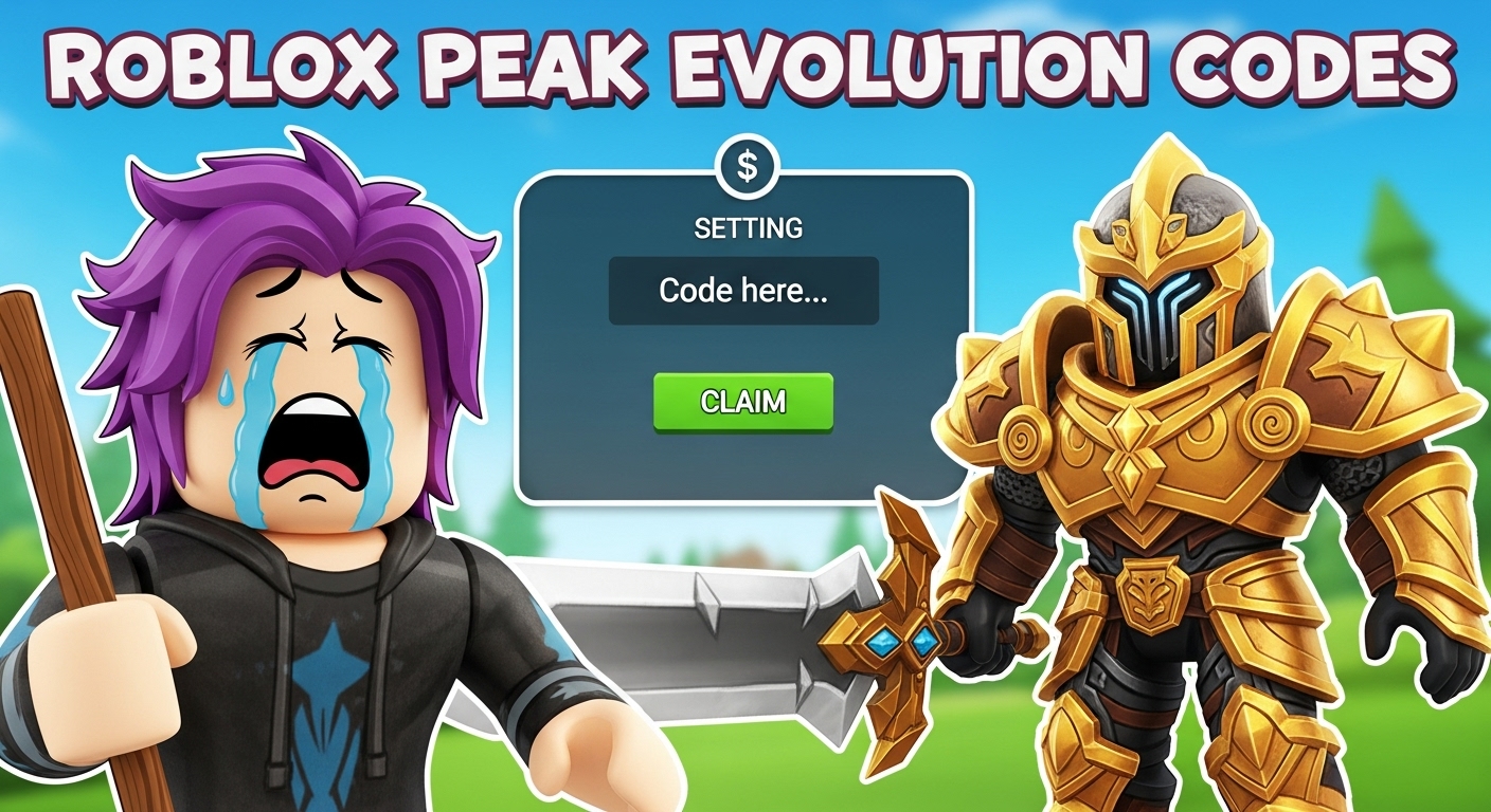Roblox Peak Evolution Codes March 2026 1 000 Gems 3 Double EXP Potions Roblox Peak Evolution Codes 1 