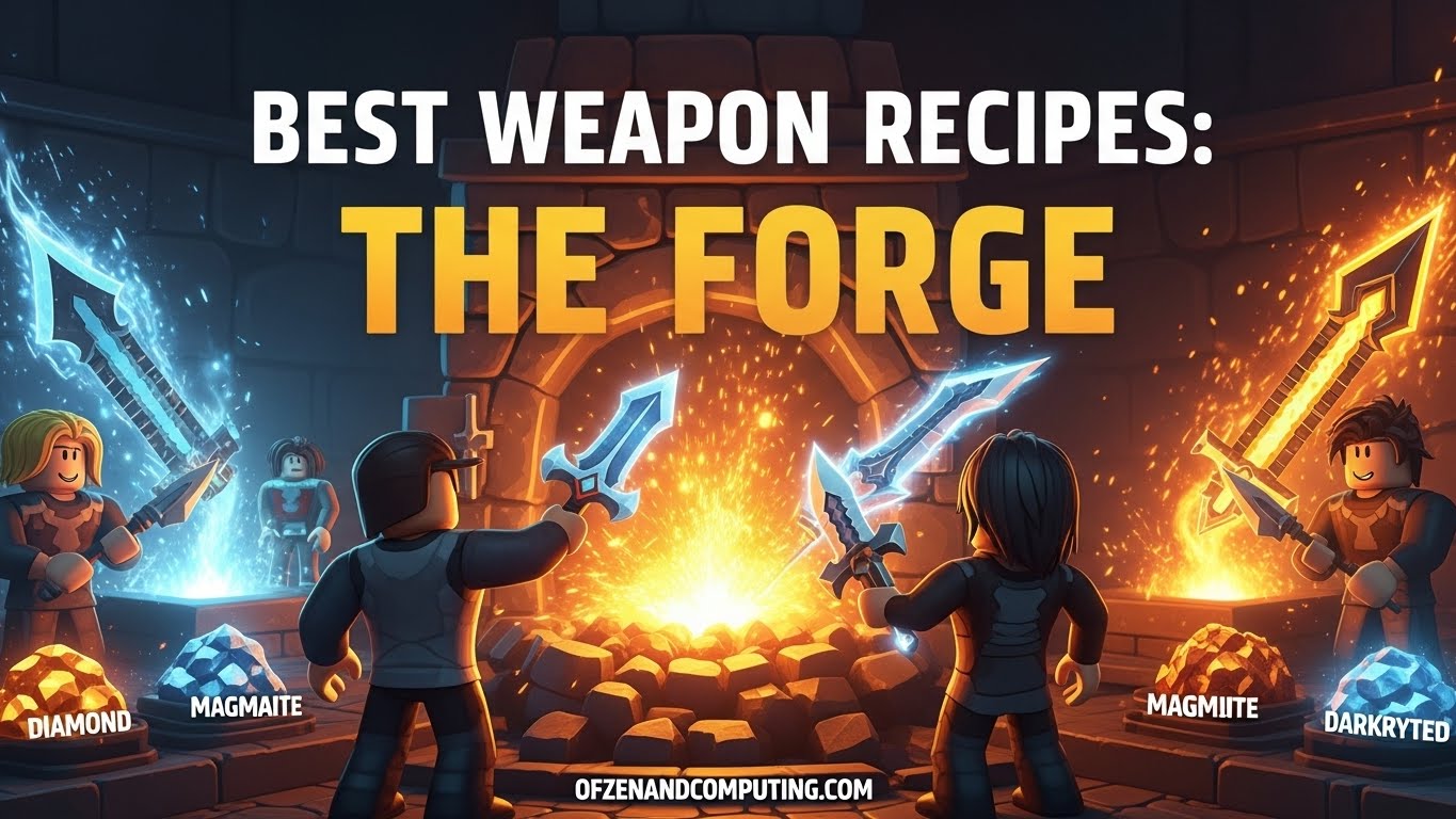 The Forge Best Weapon Recipes March 2026 Complete Guide The Forge Best Weapon Recipes 