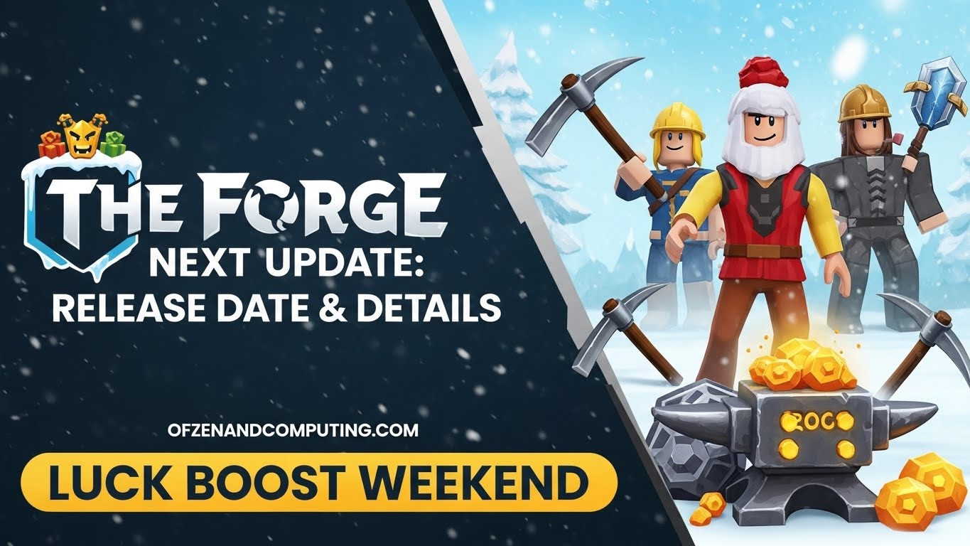 When Is The Next The Forge Roblox Update March 2026 Release Date When Is The Next The Forge Roblox Update 