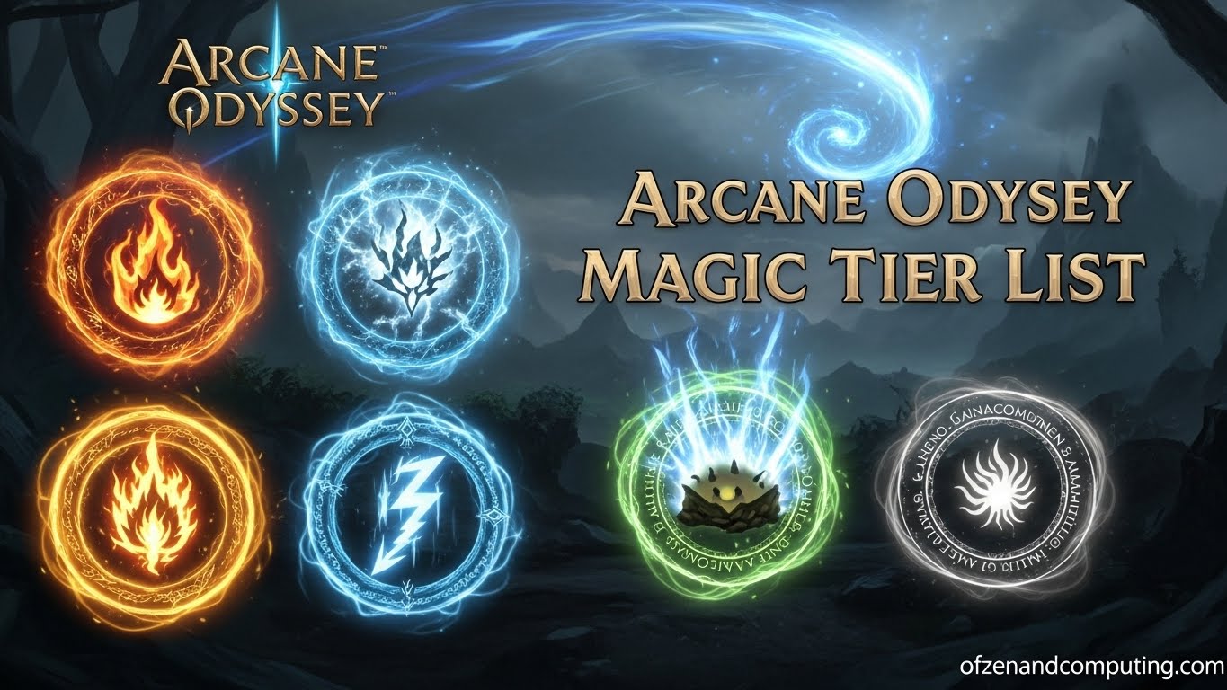 Arcane Odyssey Magic Tier List March 2026 Top Tier List Arcane Odyssey Magic Tier List 