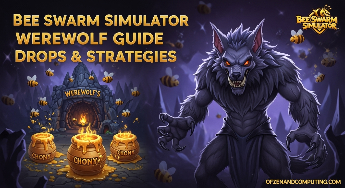 Bee Swarm Simulator Werewolf Guide March 2026 Drops Strategies Bee Swarm Simulator Werewolf Guide 
