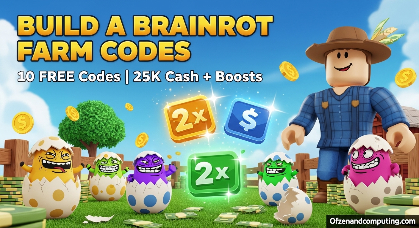 Build A Brainrot Farm Codes March 2026 Get FREE Cash 2x Boosts Build A Brainrot Farm Codes 