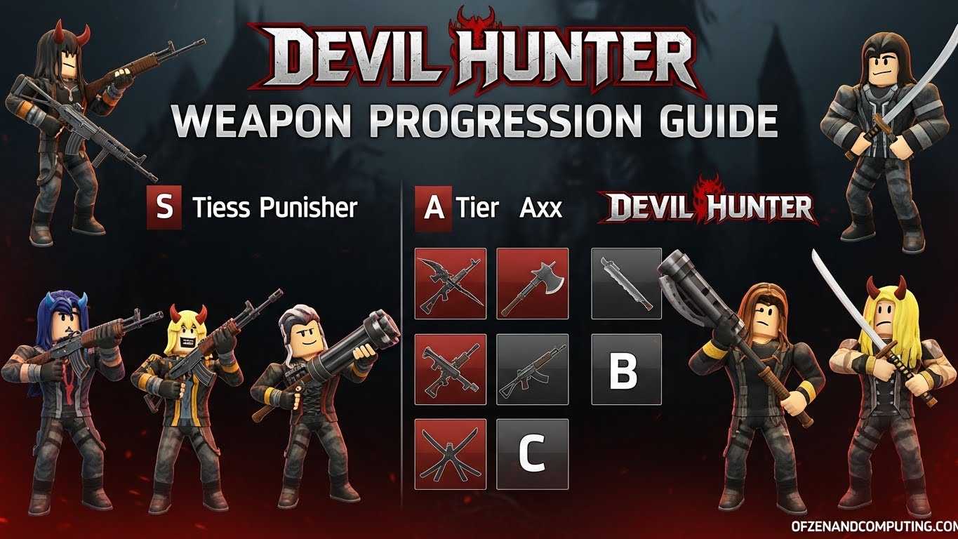 Devil Hunter Weapon Progression Guide March 2026 Best Weapons Tier List Devil Hunter Weapon Progression Guide 