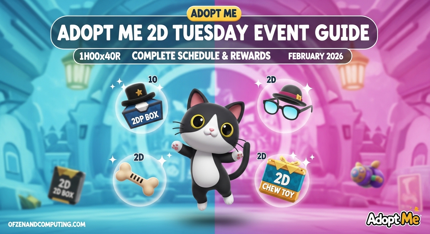Adopt Me 2D Tuesday Event Guide March 2026 Complete Schedule Rewards Adopt Me 2D Tuesday Event Guide 