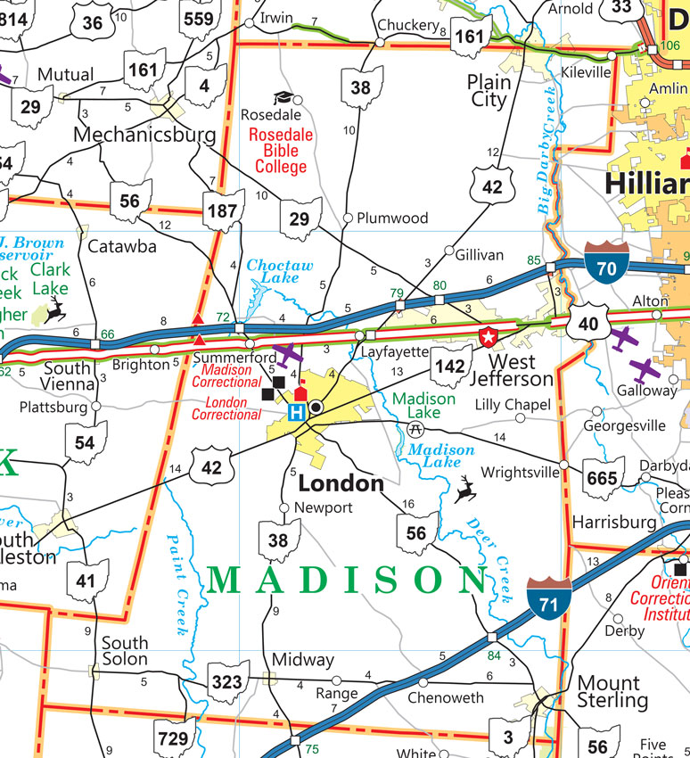 Madison county, ohio