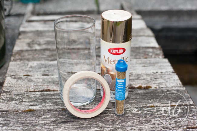 Easy Craft DIY Glitter Vase Oh My Creative