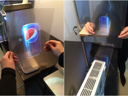 Transparent-Rear-Projection-Film Clear Transparent Rear Projection Film