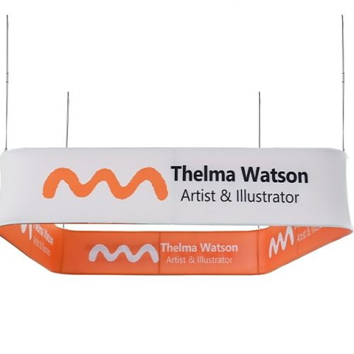 Square Hnaging Banner with Rounded Corners Rounded Corner Square Frame