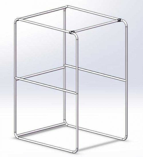 Custom-Portable-Booth-Frame Frame for Portable Change Room