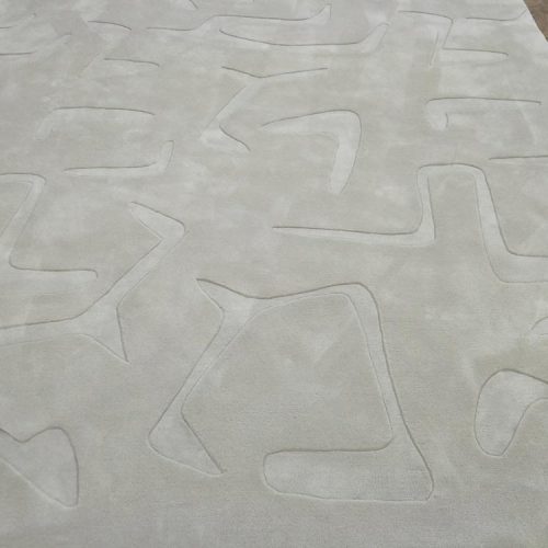Carving Pattern on Wool Rug
