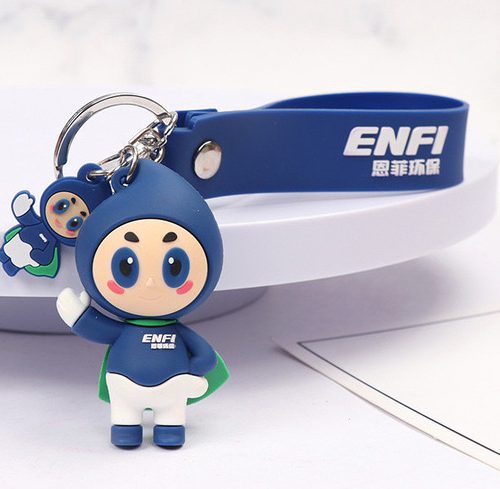 Custom-Keychain Silicone Caracter Keychains