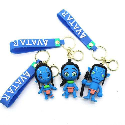 PVC-Rubber-Keychains Silicone character keychains