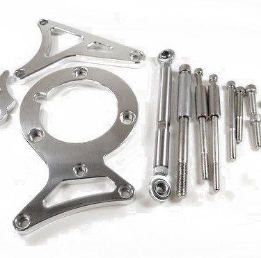1979-93 Mustang 5.0 Aluminum Power Steering & Alternator Bracket Kit