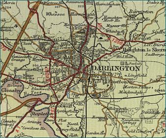 Darlington Map Darlington Map 