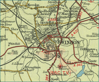 Swindon Map Swindon Map 