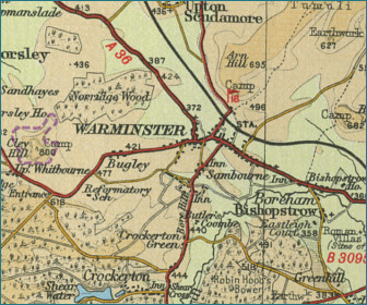 Warminster Map Warminster Map 