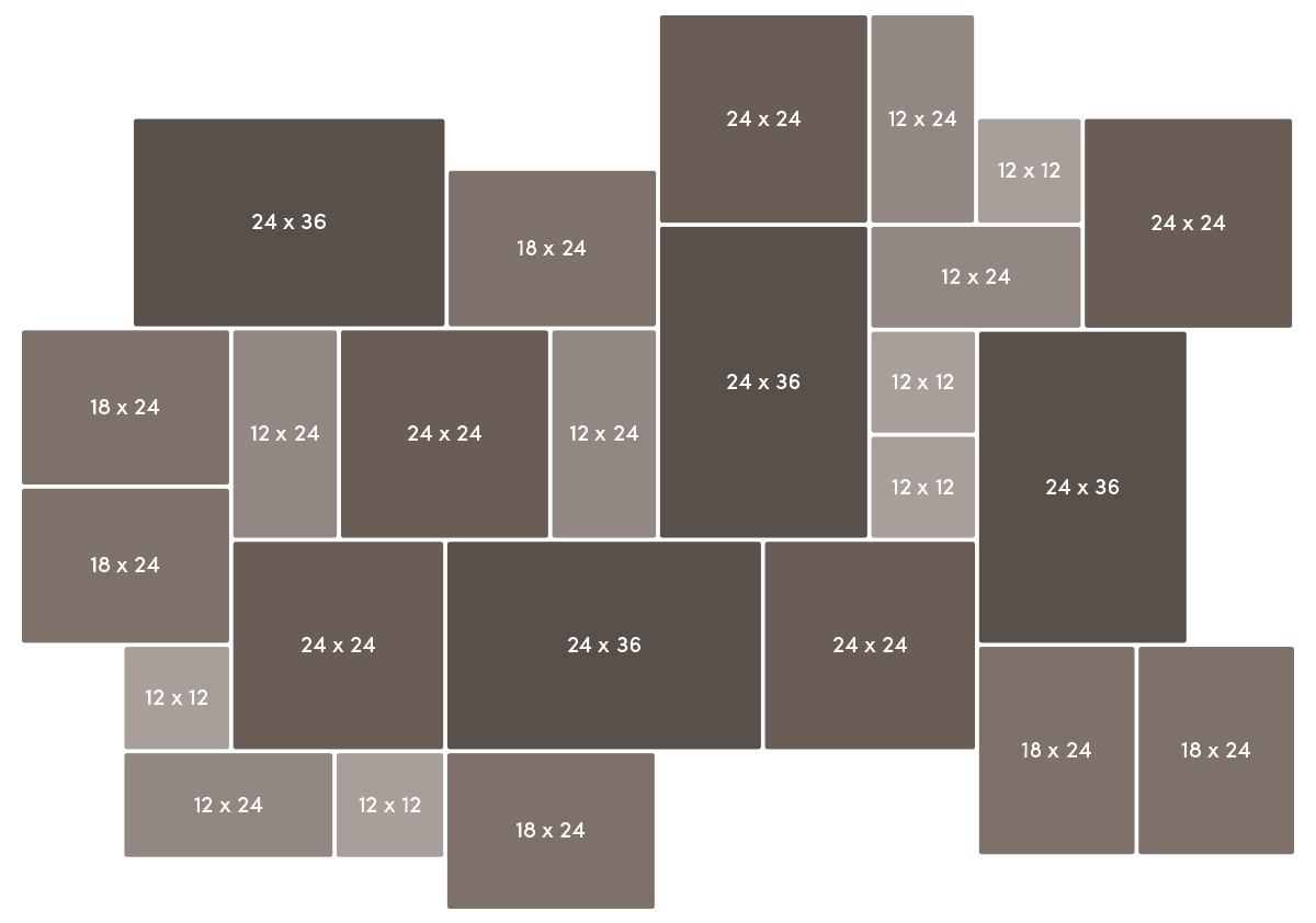 Square footage calculator turns length and width into an area and converts to/from multiple units. Old World Flagstone Patio Packs