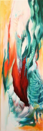 Ever-Changing, €550, 90 x 30 cm, acrylic on canvas