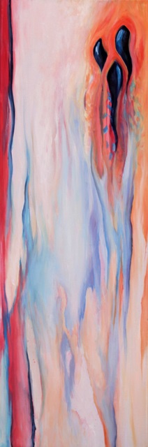 Rest, €400, 90x 30cm, acrylic on canvas
